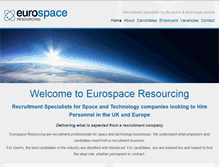 Tablet Screenshot of eurospace-resourcing.com